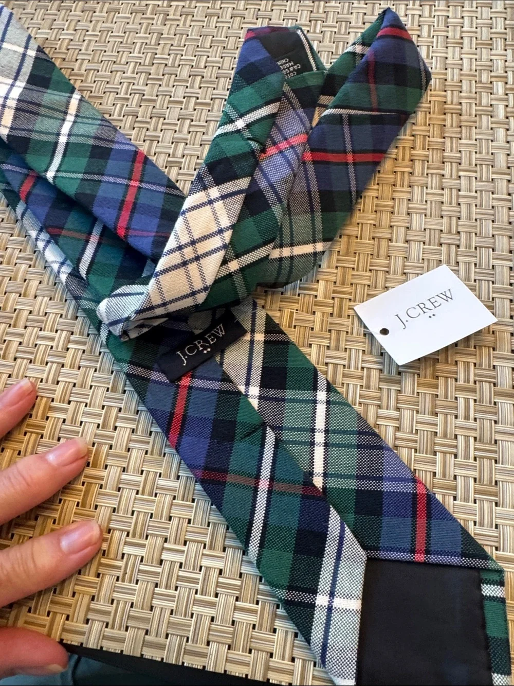 J. Crew Classic Tartan Plaid Men's Tie 57”